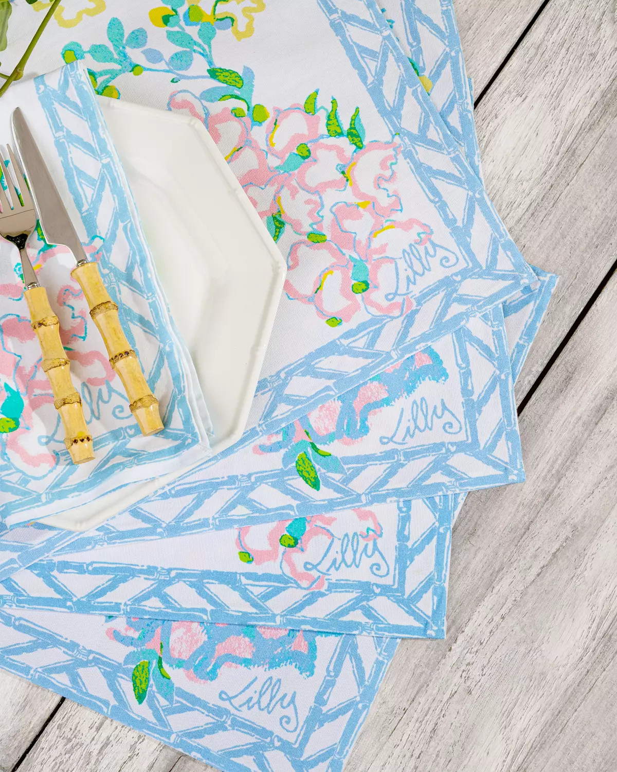 Engineered Printed Placemats | Lilly Pulitzer