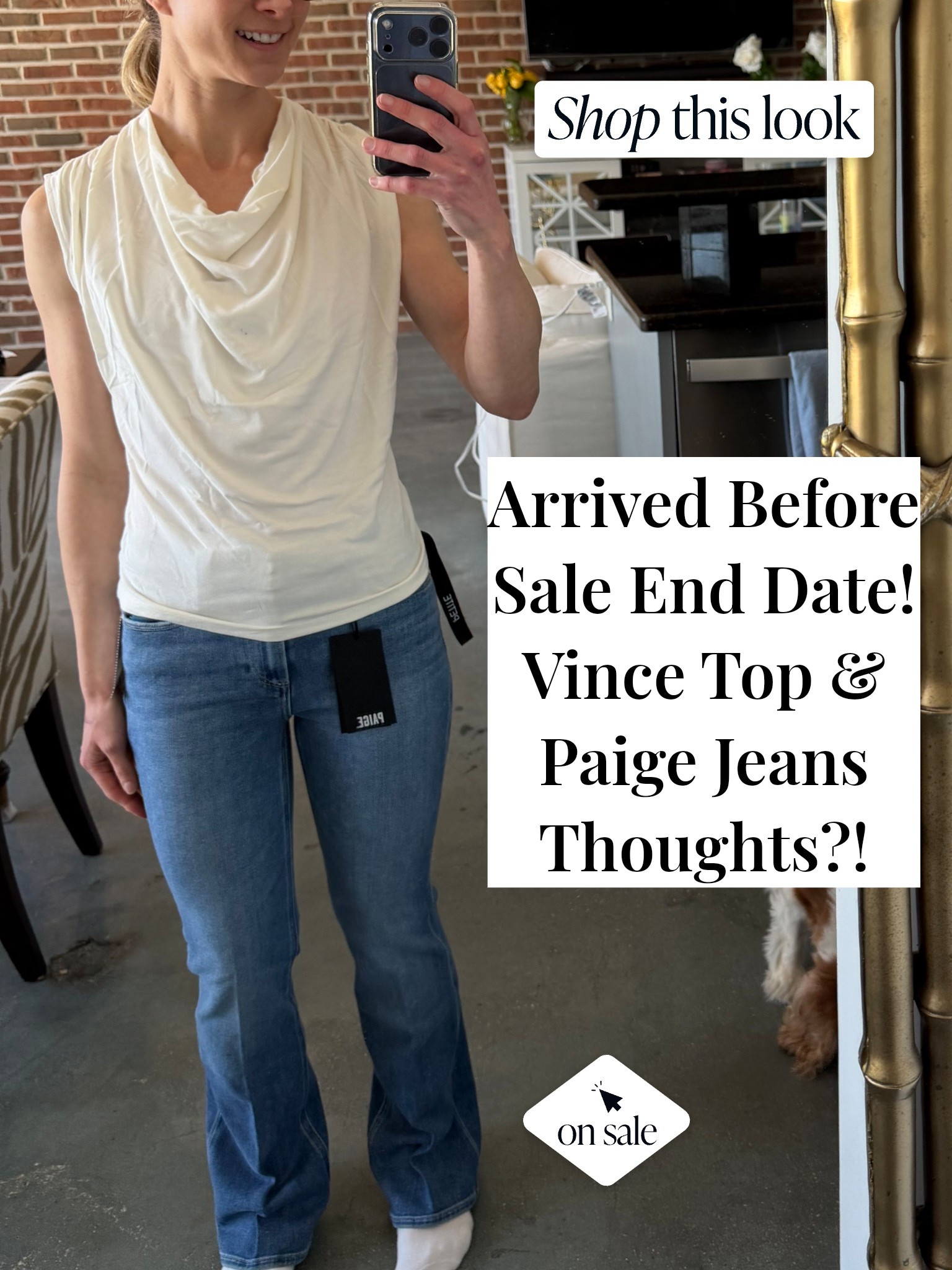 Arrived Before Sale End Date! LTK sale alert for LTK petite size jeans and LTK ootd! Vince Top & Paige Jeans. Nordstrom big spring sale 2026  Thoughts?!

#LTKPetite #LTKSaleAlert #LTKootd