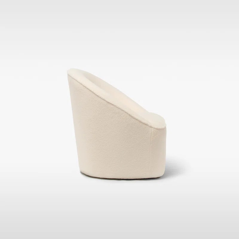 Deshaune Bouclé Upholstered Swivel Barrel Accent Chair | Wayfair North America