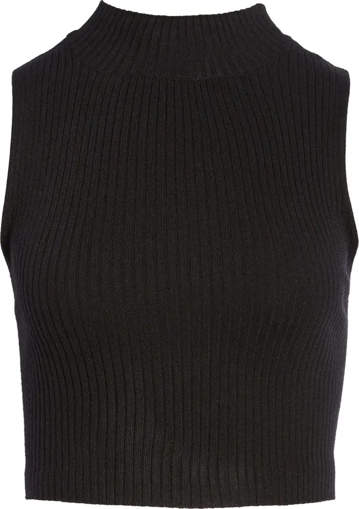 Boxy Mock Neck Sleeveless SweaterPACSUN | Nordstrom