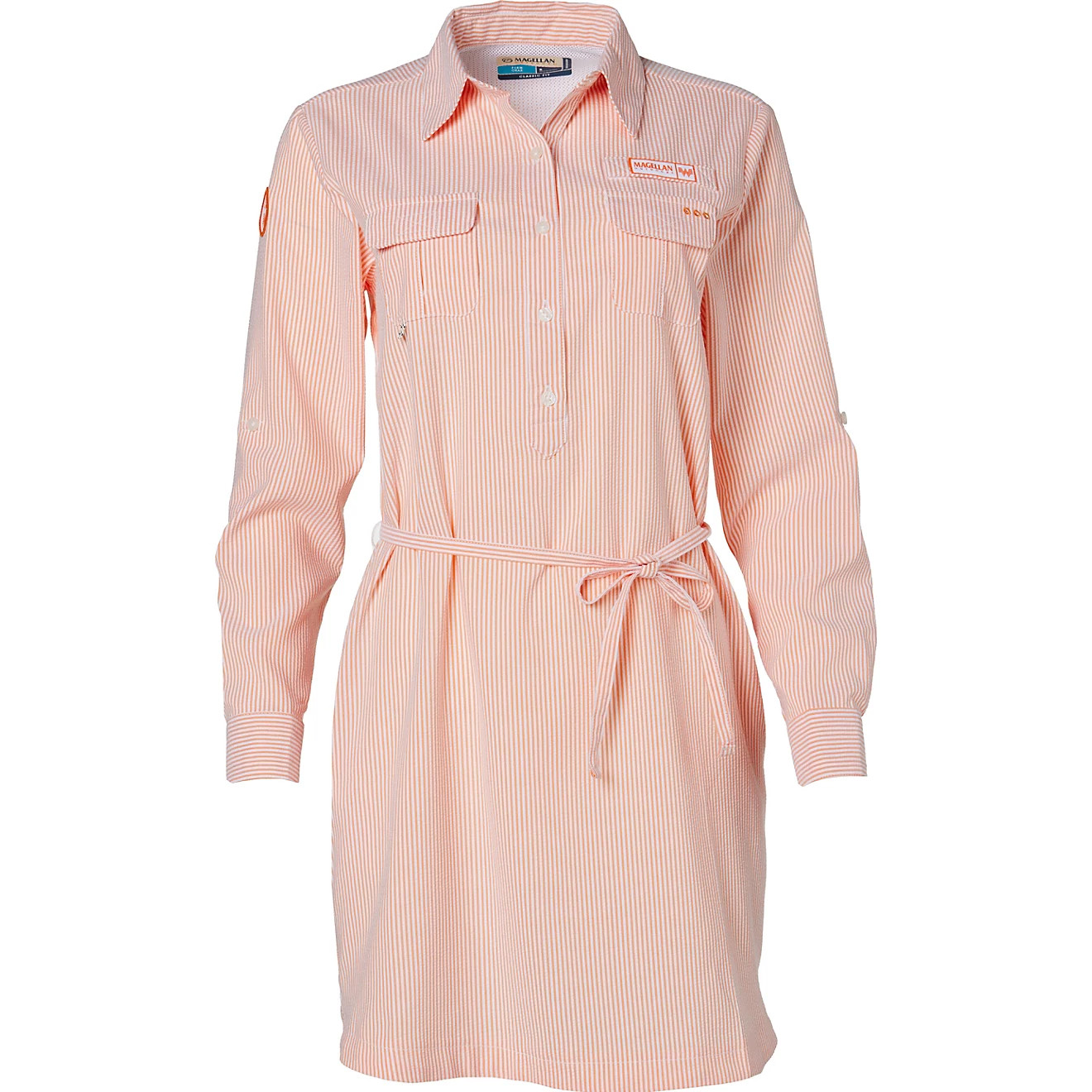 Magellan Outdoors Women's Whataburger Seersucker Stripe Dress | Academy Sports + Outdoors