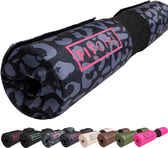 FITGIRL - Squat Pad and Hip Thrust Pad for Leg Day, Barbell Pad Stays in Place Secure, Thick Cush... | Amazon (US)