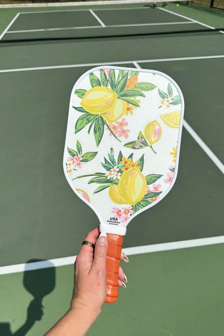 Joining in on the pickleball club 🍋🌸
Paddle is from Target, comes alone with no balls. 


Pickleball Paddle | Trendy Pickleball | Cute Paddle | Athleisure   

#LTKfitness #LTKSeasonal #LTKfindsunder100