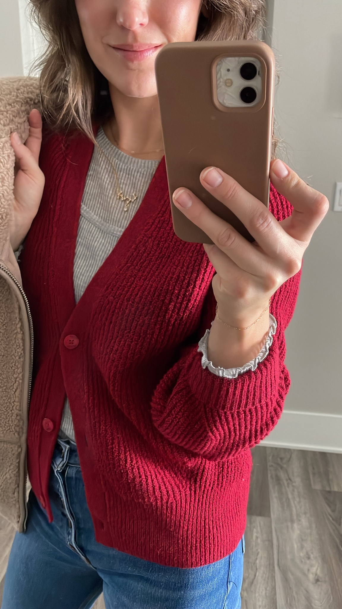 Rib knit red sweater under $40. On trend & would be fun for Valentine’s Day. #red #amazonfinds #cardigan #sweater #valentinesday

#LTKfindsunder50 #LTKSeasonal