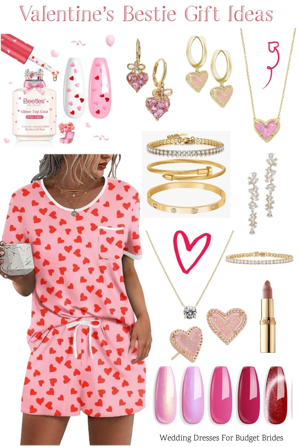 Affordable Valentine gift ideas for your besties; bridal party, wedding party, bridesmaids.

All on Amazon. 

#LTKFindsUnder100 #LTKWedding #LTKSeasonal