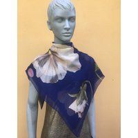 80S Gucci Vintage Foulard/Scarf Gucci/Silk Scarf/Designer Floral Scarf/Fashion Foulard/Spring-Summer | Etsy (US)