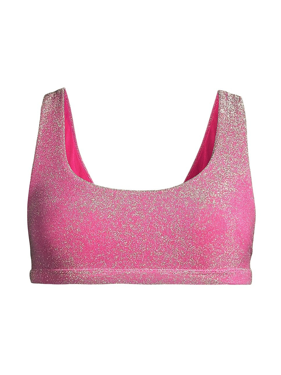 Peyton Glittery Bikini Top | Saks Fifth Avenue