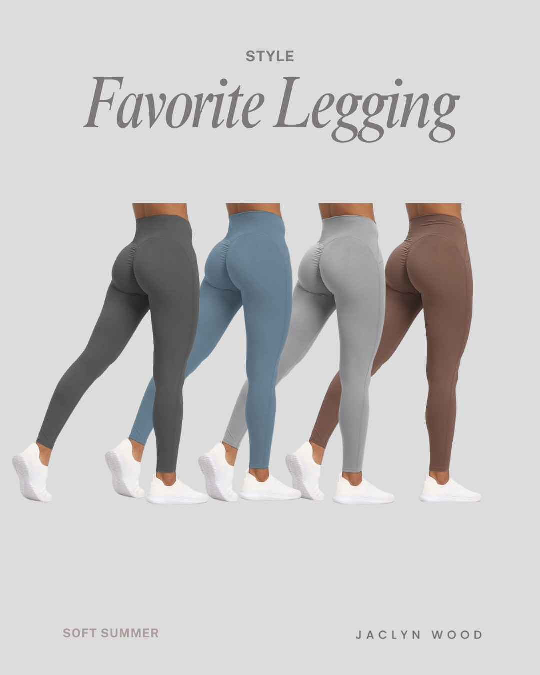 My favorite legging on Amazon (by Aoxjox) in soft summer colors  

 #LTKActive #LTKFindsUnder50 #LTKStyleTip