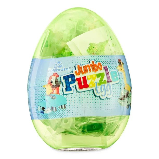 Way To Celebrate Easter Jumbo Puzzle Egg, Dinosaur and Rhinoceros - Walmart.com | Walmart (US)