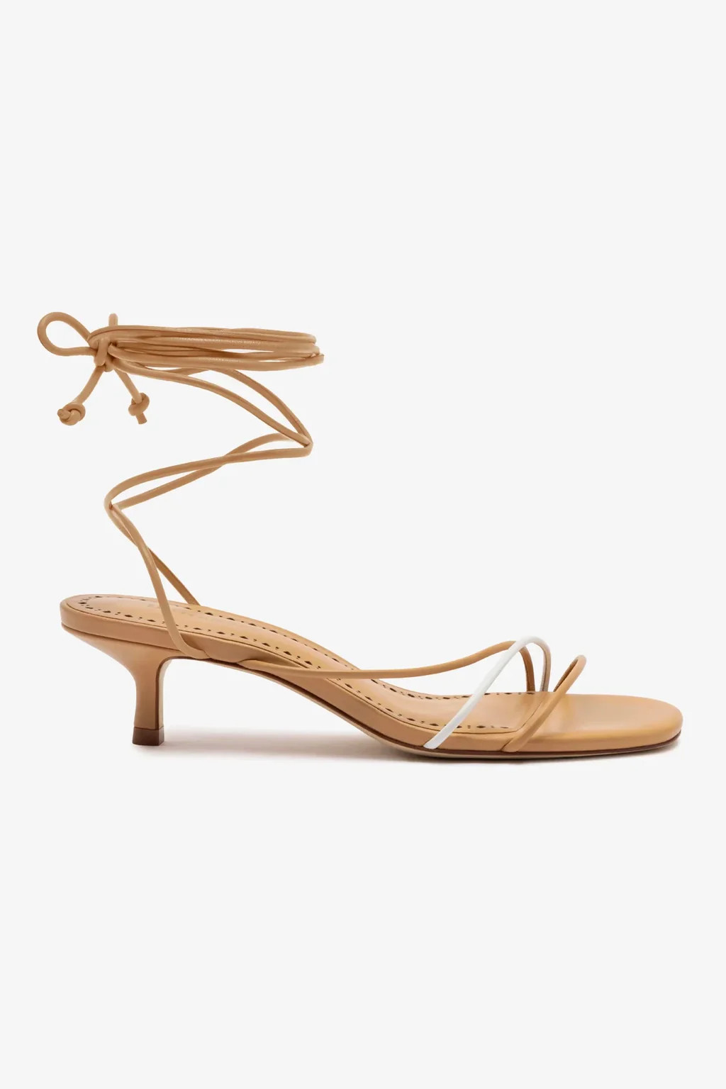 Sara Sandal In Tan Leather | Larroude