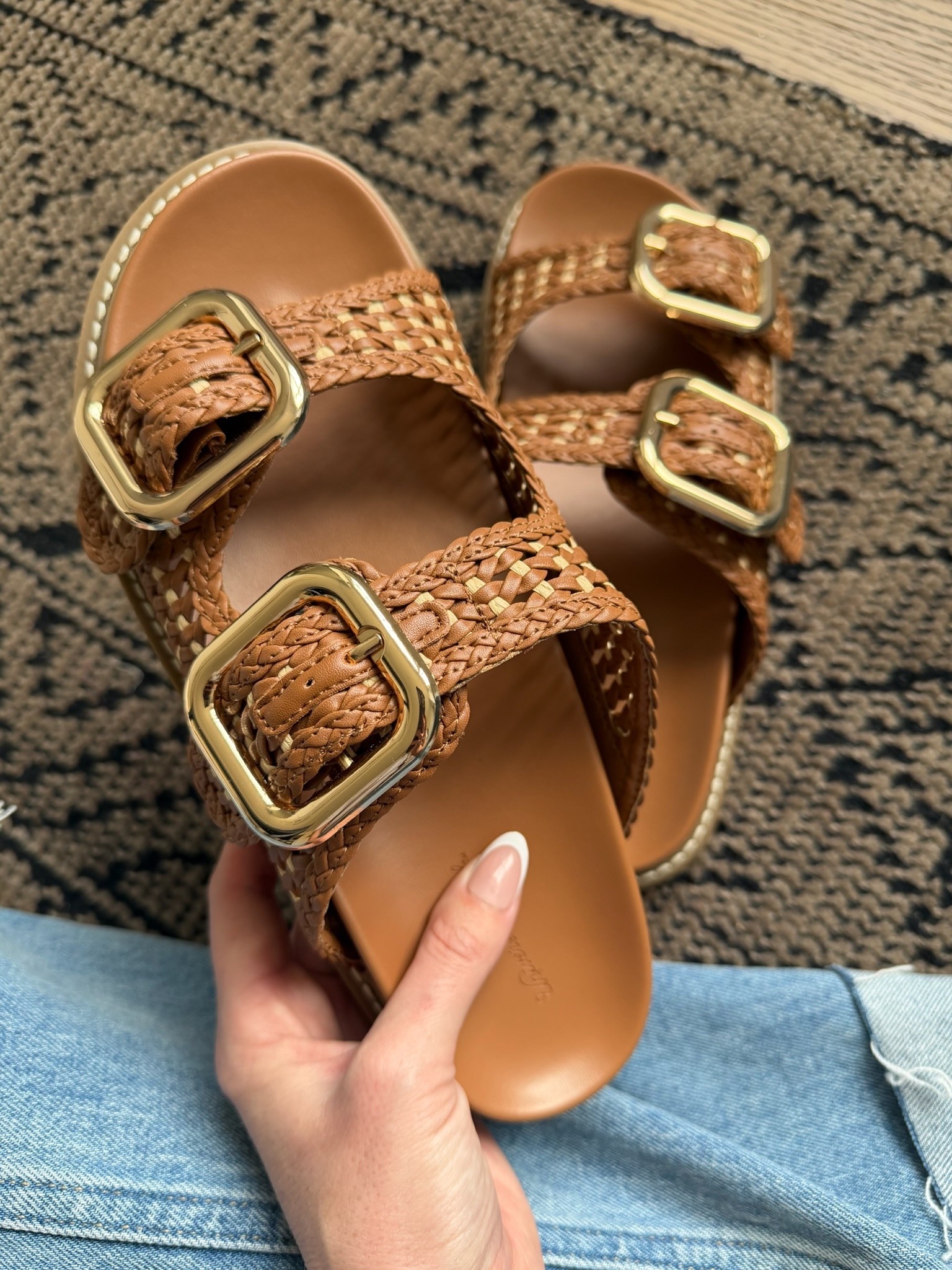 I had last year‘s version of these sandals, and I wore them all the time! I love these and the darker natural woven look! 

#LTKSeasonal #LTKootd #LTKTall