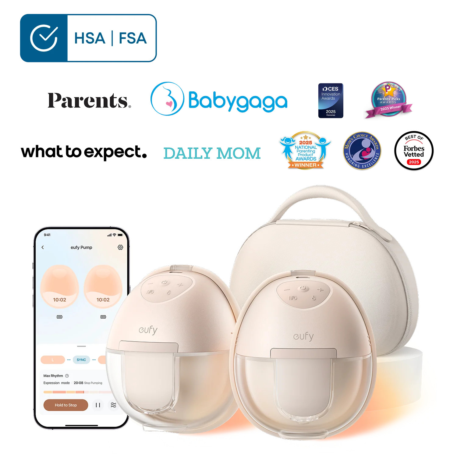 eufy Wearable Breast Pump S1 Pro | Eufy US
