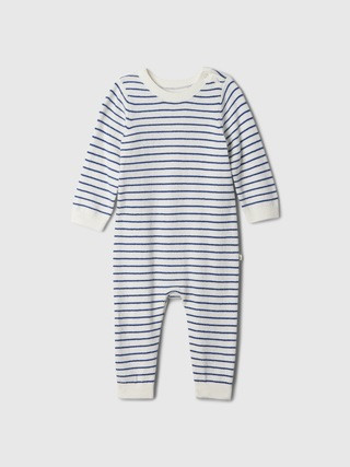 Baby CashSoft Stripe Sweater One-Piece | Gap Factory