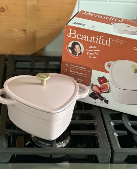 Heart Shape Cast Iron 
Dutch Oven! 🤍🤍🤍🤍🤍 

I found this gorgeous blush heart shaped dish and plan on making something delicious in it! 

Valentine's | Cast Iron | Heart Shaped | Bakeware | Hearts | Gift 

#LTKGiftGuide #LTKhome