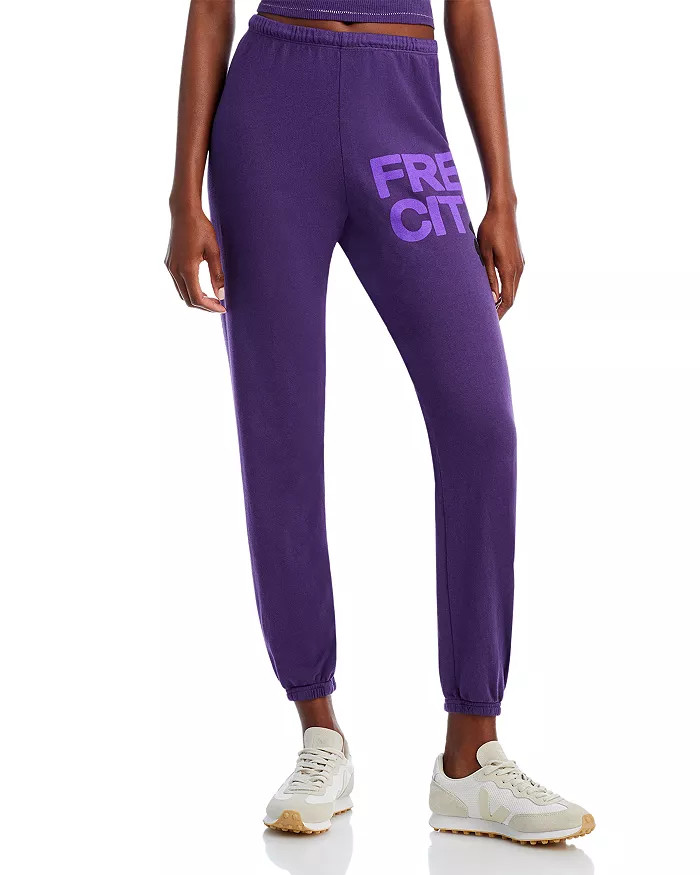 Cotton Logo Sweatpants in Purple Plant | Bloomingdale's (US)