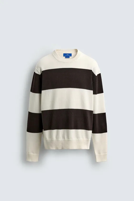STRIPED JACQUARD JUMPER AARON LEVINE X ZARA | Zara UK