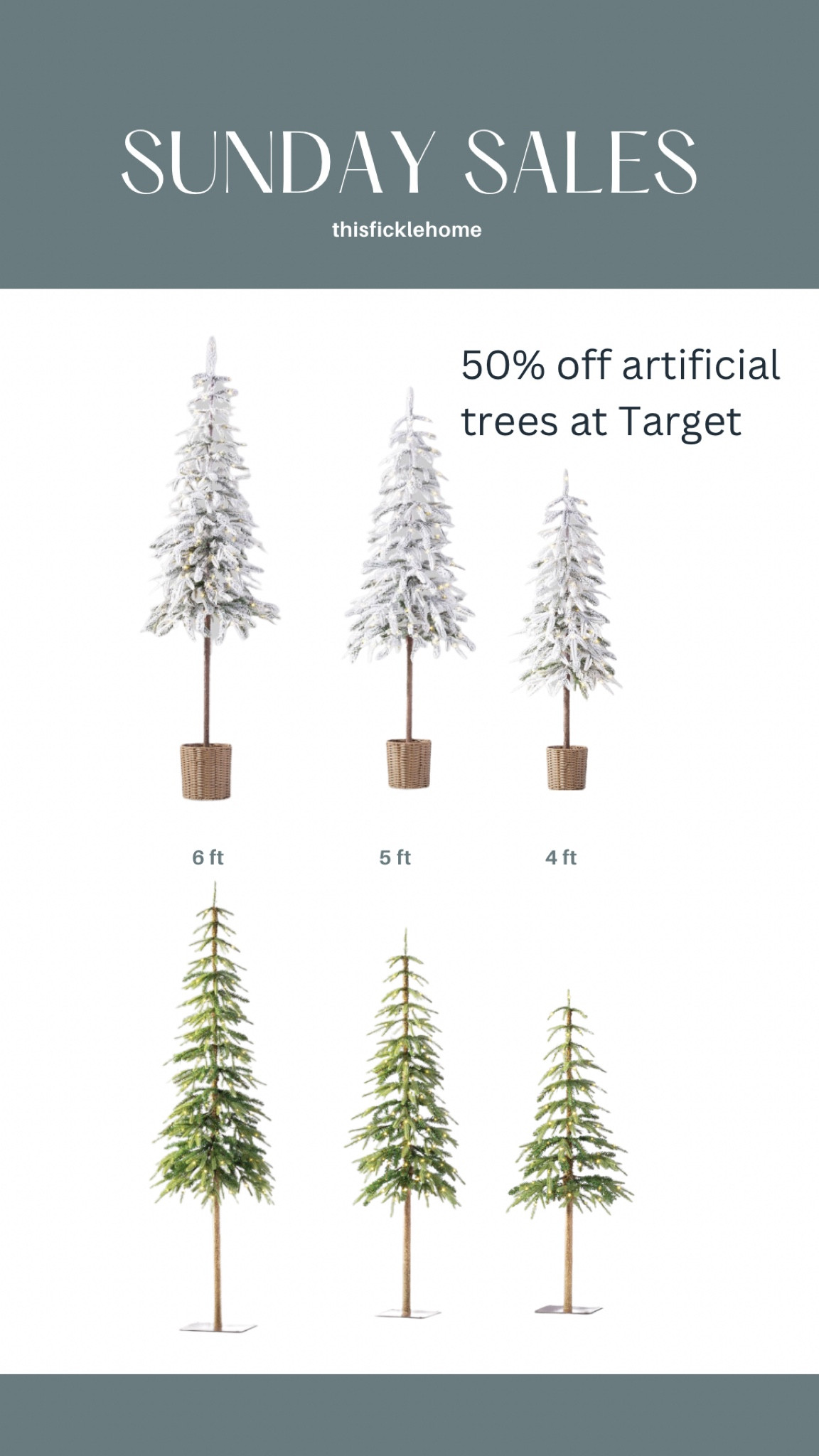 Dewdrop down swept trees, 50% off artificial trees at Target, Christmas trees.

#LTKhome #LTKsalealert #LTKHoliday