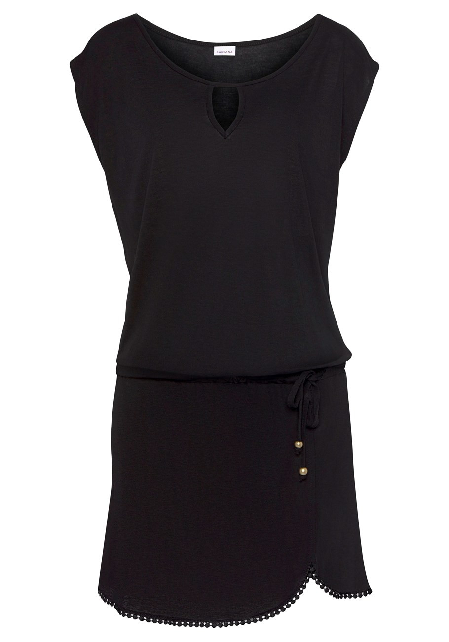 crochet hem dress | Lascana