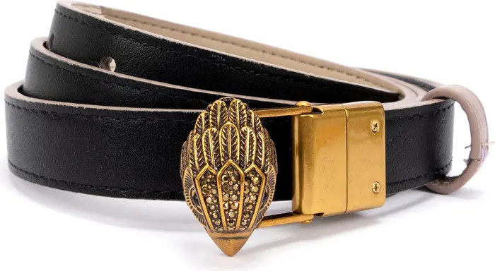 Kurt Geiger London Reversible Pieced Leather Belt | Nordstrom | Nordstrom