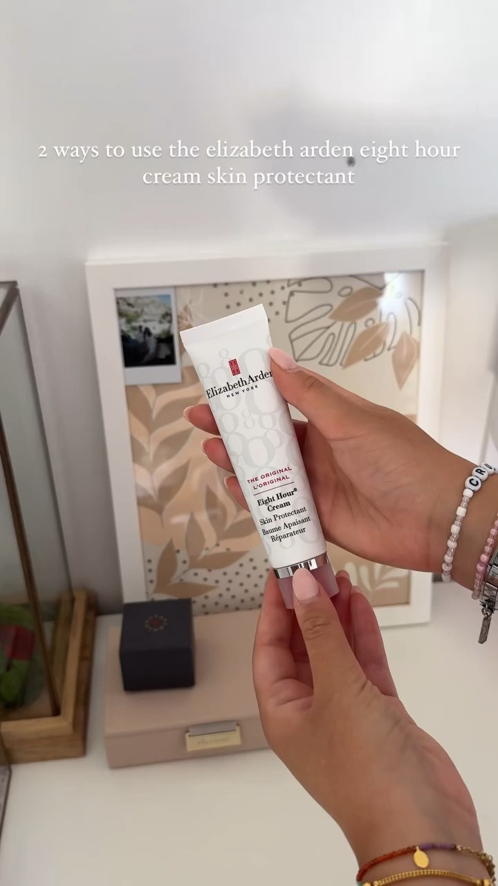my one product wonder is the elizabeth arden eight hour cream skin protectant 🤍✨ | @elizabetharden #love8hour #eighthourcream #AD 

there are endless uses for this cream but some of my favourites include the all around moisturiser that’s perfect for anywhere on your body, helps with chapping and is great for your cuticles! It’s super hydrating and protects your skin so well!

— 1 cream, 88 uses 
— free shipping 
.
.
.
#pinterestgirls #summervibes #beautyblogger #beautytips #elizabethardenuk #moisturisers #beautyproducts #beautyaesthetic #gifted