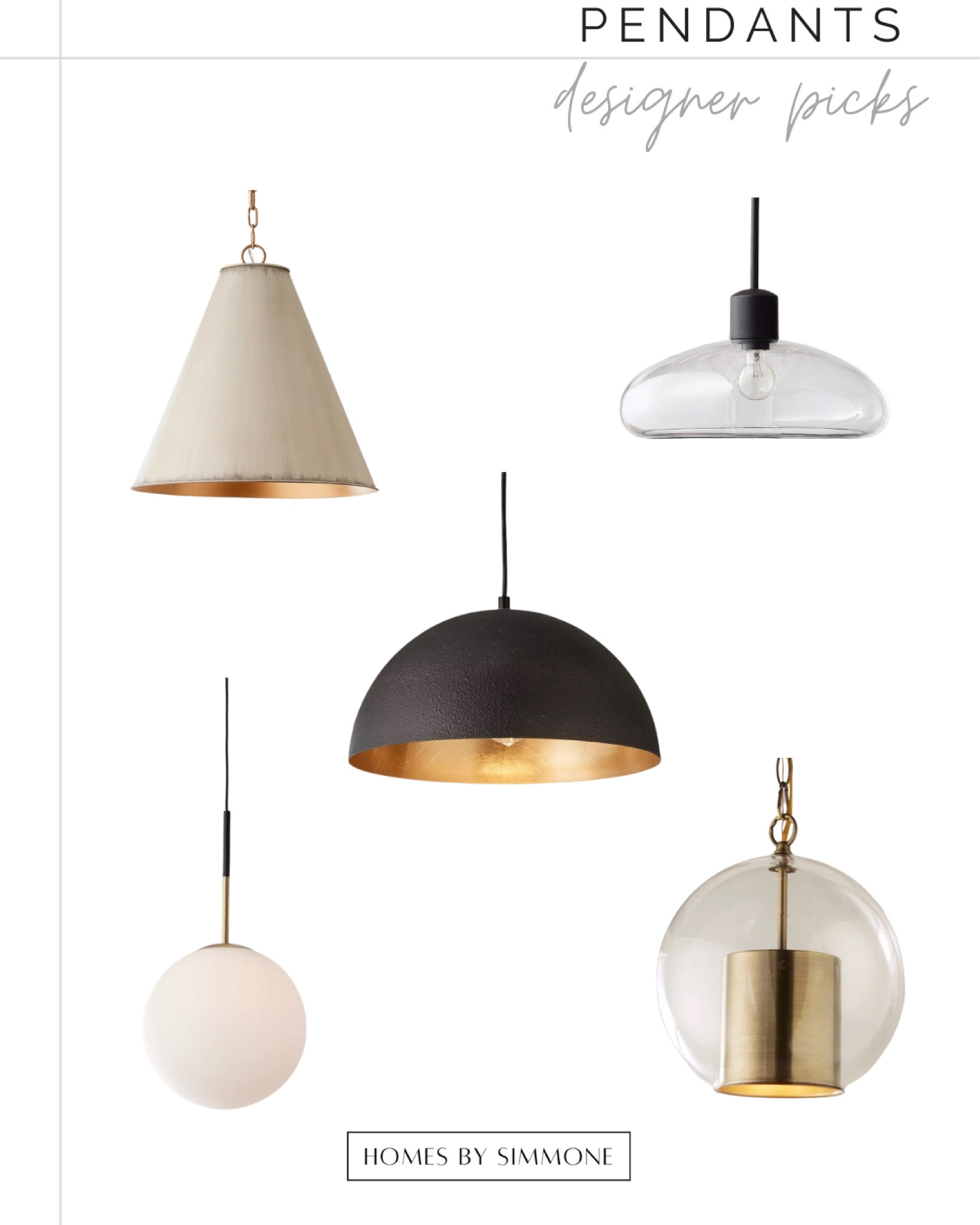 Modern designer pendants! ✨

#LTKstyletip #LTKhome