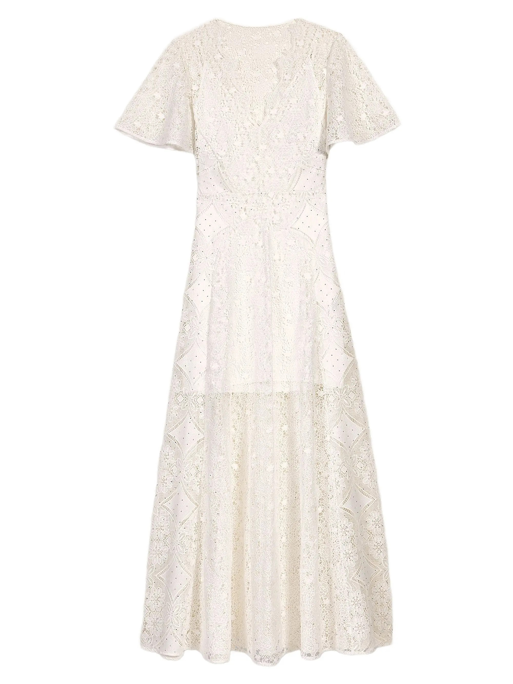 Floral Guipure Maxi Dress | Saks Fifth Avenue