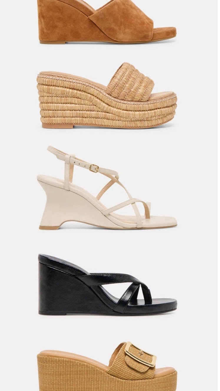 Wedge shoes are going to be big this spring/summer. Check out these new styles 

#LTKOver40 #LTKootd #LTKSeasonal