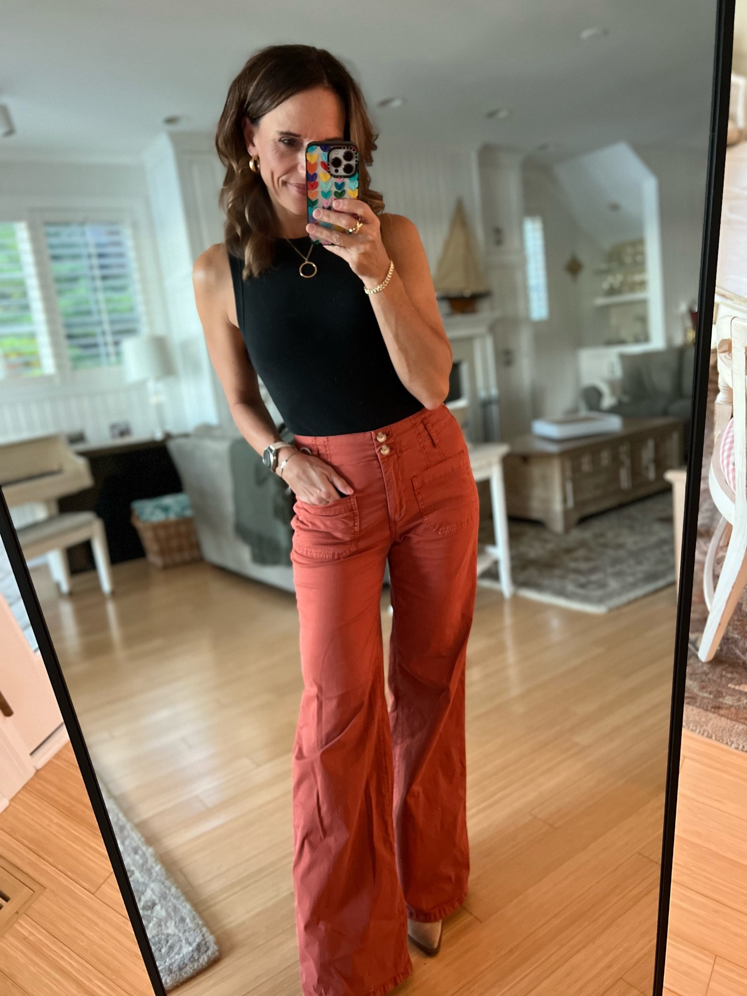 I’m so here for wide leg pants and any color in the rust/orange family🧡how about you are you a wide leg fan????

#LTKSeasonal #LTKstyletip #LTKfit