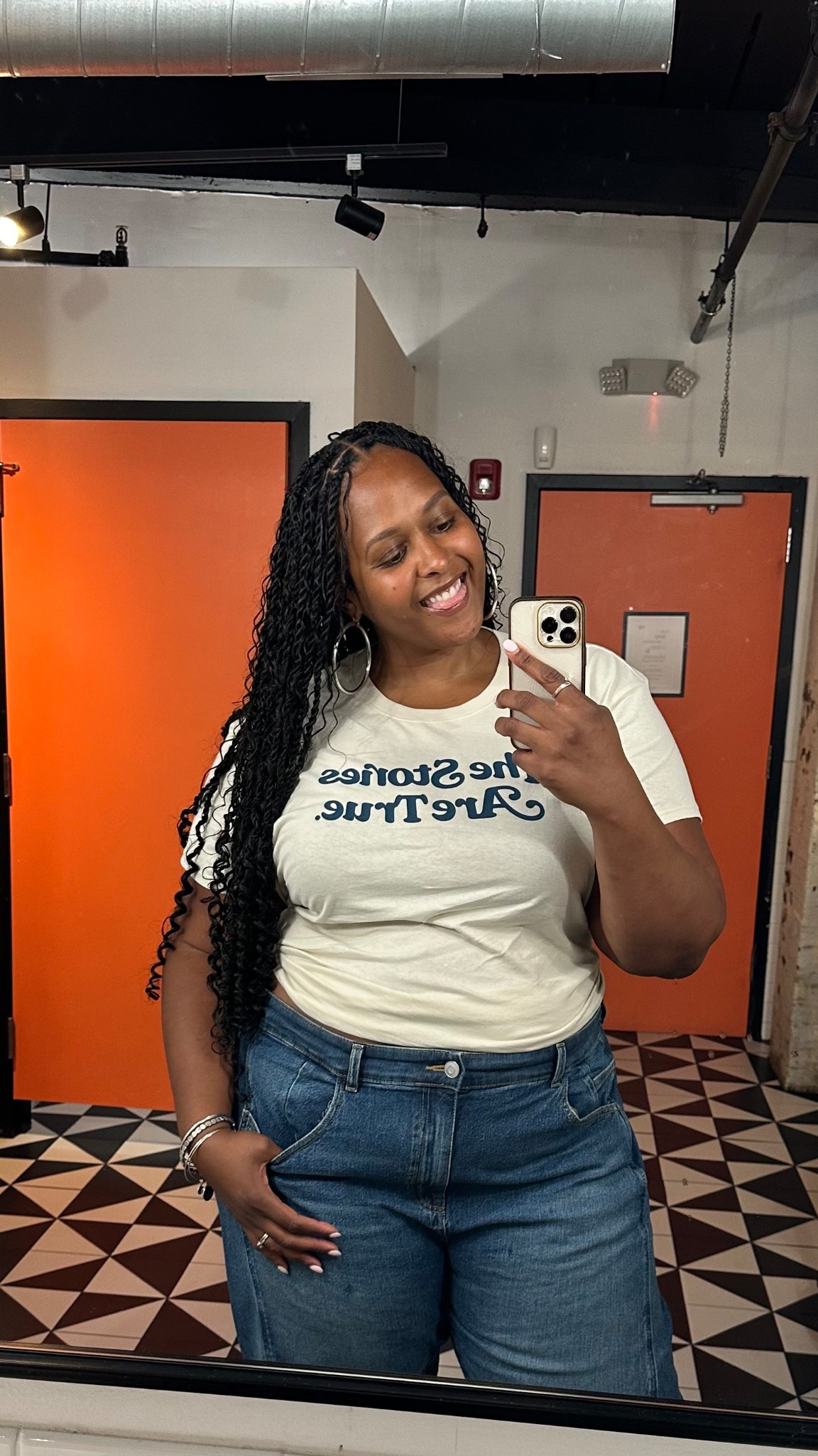 A graphic t-shirt hates to see me coming 😂 I paired this one with some barrel jeans (I sized up in these) 

#LTKSaleAlert #LTKPlusSize #LTKStyleTip