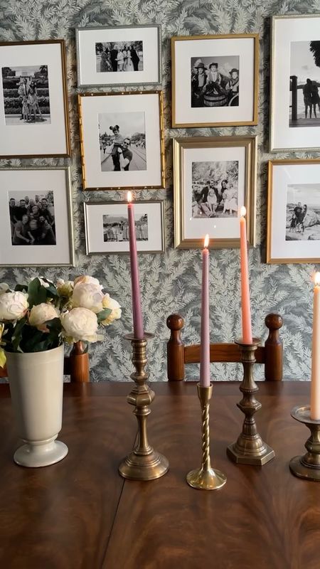 The simplest touches transform this space for Valentine’s Day 🫶🏻💗

Dining room, gallery wall frames, dining table, tapers, candlesticks, vase, faux stems

#LTKhome #LTKstyletip #LTKSeasonal