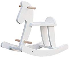 labebe - Rocking Horse, White Baby Rocker Chair, Kids Riding Toys for 1-3 Year Old, Toddler Ride-on  | Amazon (US)