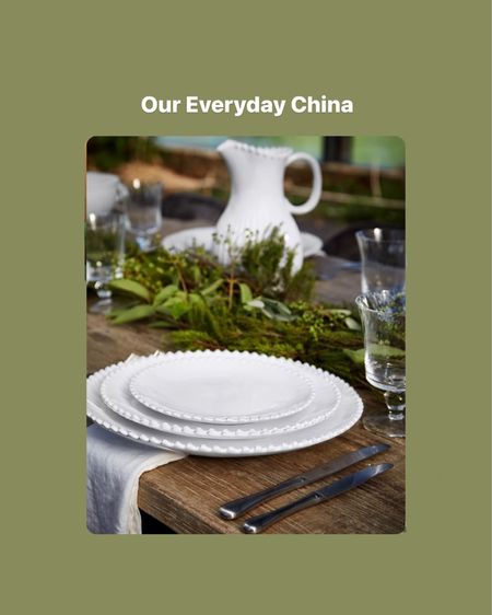 The everyday china we registered for! 🤍 #weddingregistry #registry #plates #dinnerware 

#LTKGiftGuide #LTKwedding #LTKhome