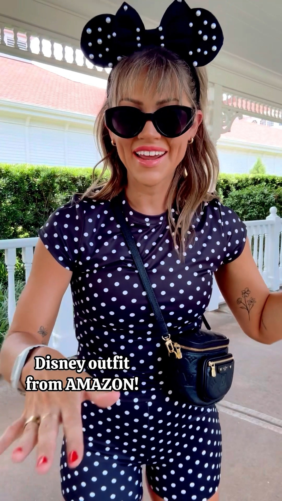 My Disney outfit today!! Amazon!!! Size small- true to size. I am IN LOVE with this.. I already ordered more colors! It’s not only perfect for the heat of Disney, but will be great for workouts too. I got soooo many compliments!!!!