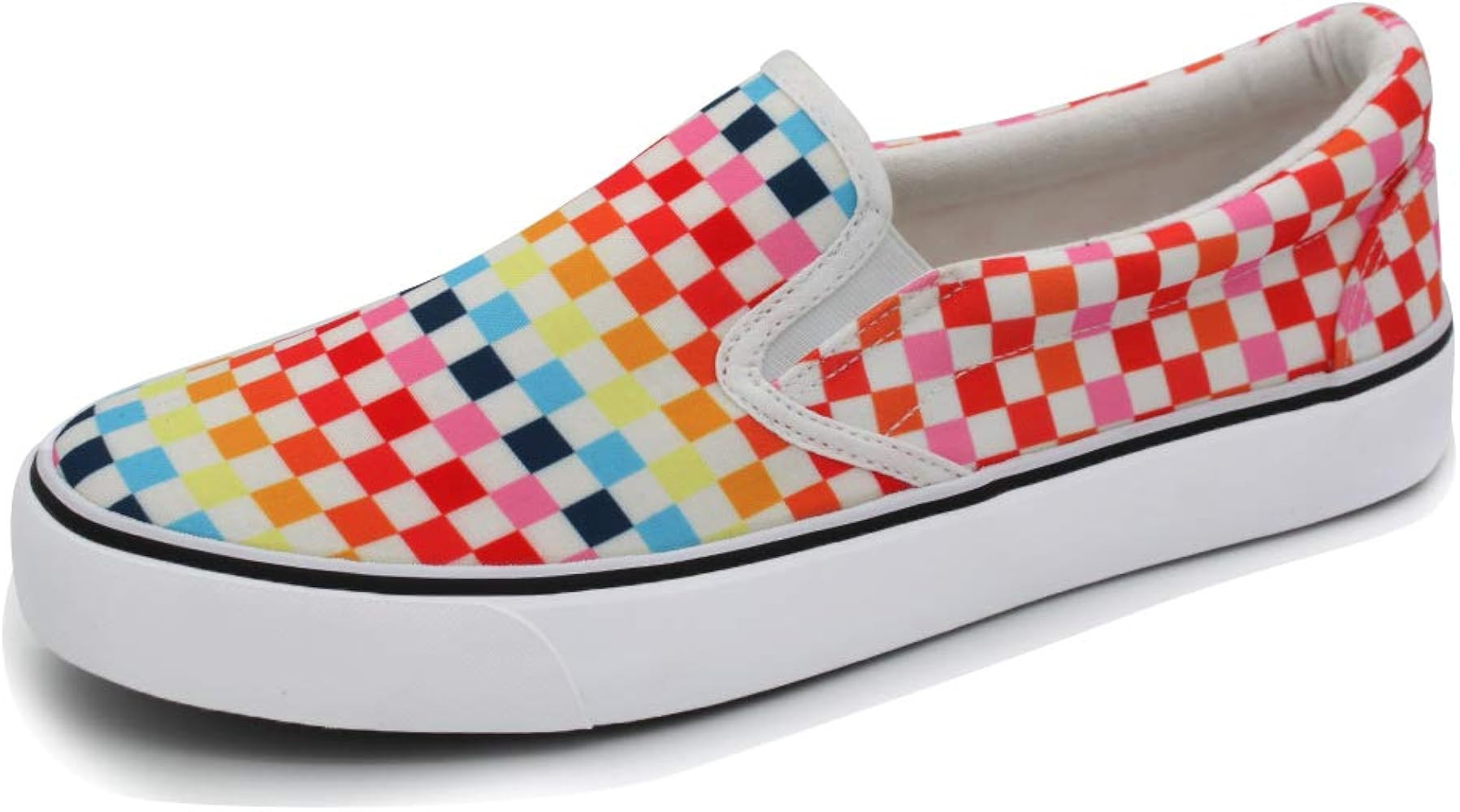 Emma Shoes Slip On Perforated Sneakers for Stylish Women, Casual Fashion Comfortable Flat Loafers... | Amazon (US)