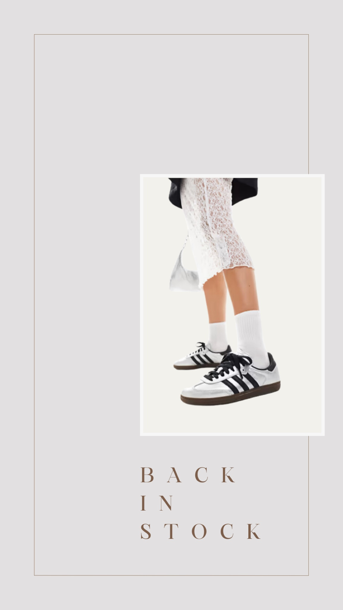 • back in stock •

adidas originals samba sneakers in silver and black

#LTKStyleTip #LTKShoeCrush #LTKFindsUnder100