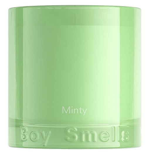 Boy Smells Mint Candle - 8.5 oz Fancy Candle with Ginger, Wild Mint, and Cedarwood- Up to 50-Hour... | Amazon (US)