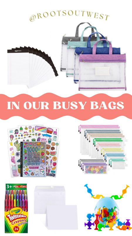In our busy bags + two new items I bought to stash and refresh the bags when need be. 

Toddler quiet activities, toddler mom, road trip bags, prek kid bags, prek activities 

#LTKtravel #LTKkids #LTKfamily
