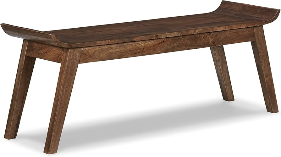 Signature Design by Ashley Abbianna 48" Accent Bench, Dark Brown | Amazon (US)