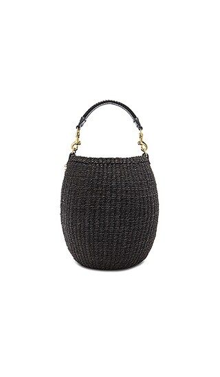 Clare V. Pot De Miel Tote in Black Woven | Revolve Clothing (Global)