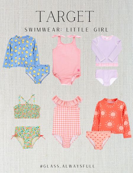 Target swimwear, target kids swimwear, little girl swimwear, target swimsuit, kid’s swimsuit, vacation, family vacation, target, target spring, little girl swim. Callie Glass @glass_alwaysfull 

#LTKkids #LTKSeasonal #LTKswim