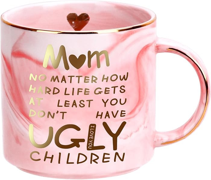 Christmas Gifts for Mom: 12oz Coffee Mug for Mother from Daughter Son Unique Christmas Stocking S... | Amazon (US)