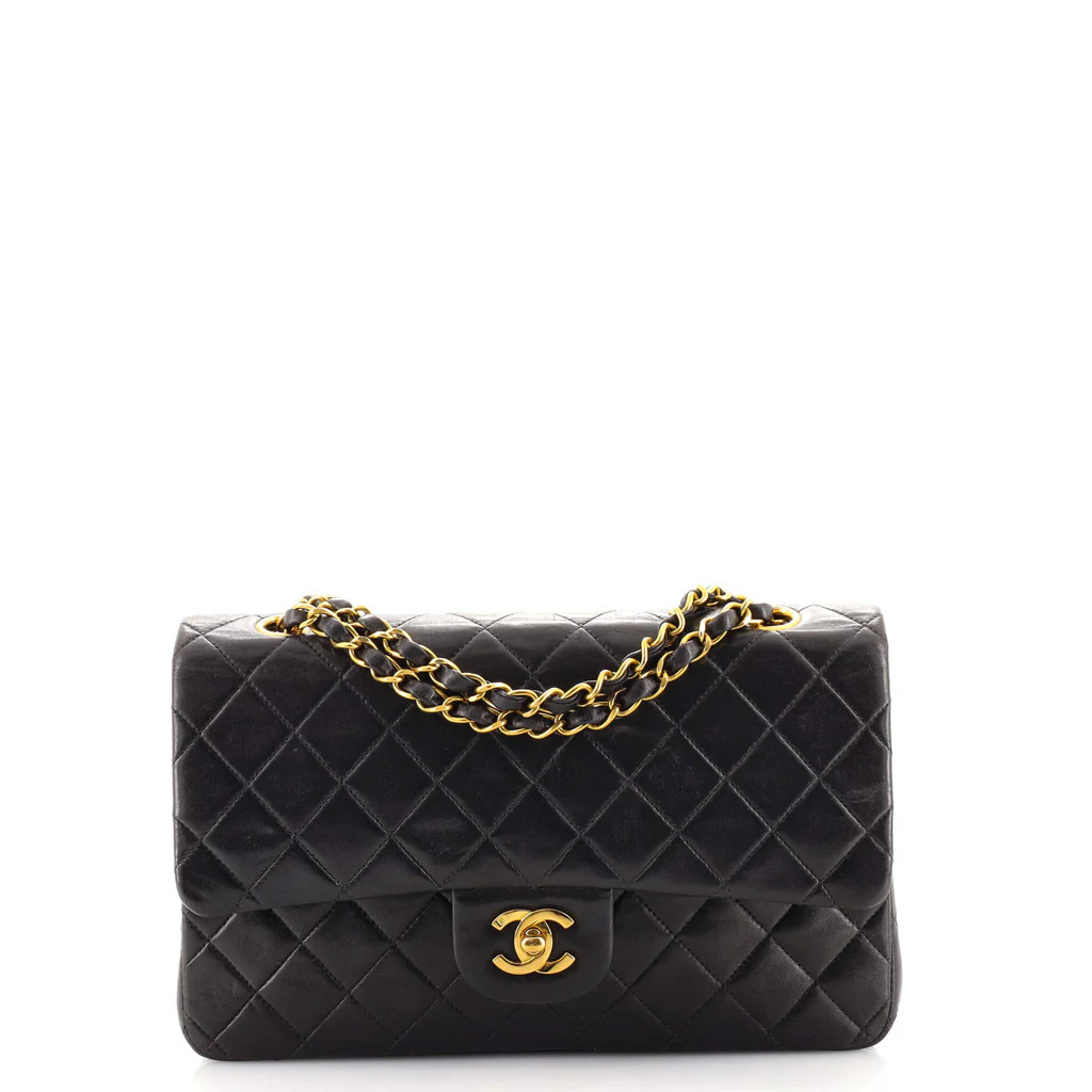 Vintage Classic Double Flap Bag Quilted Lambskin Medium | Rebag