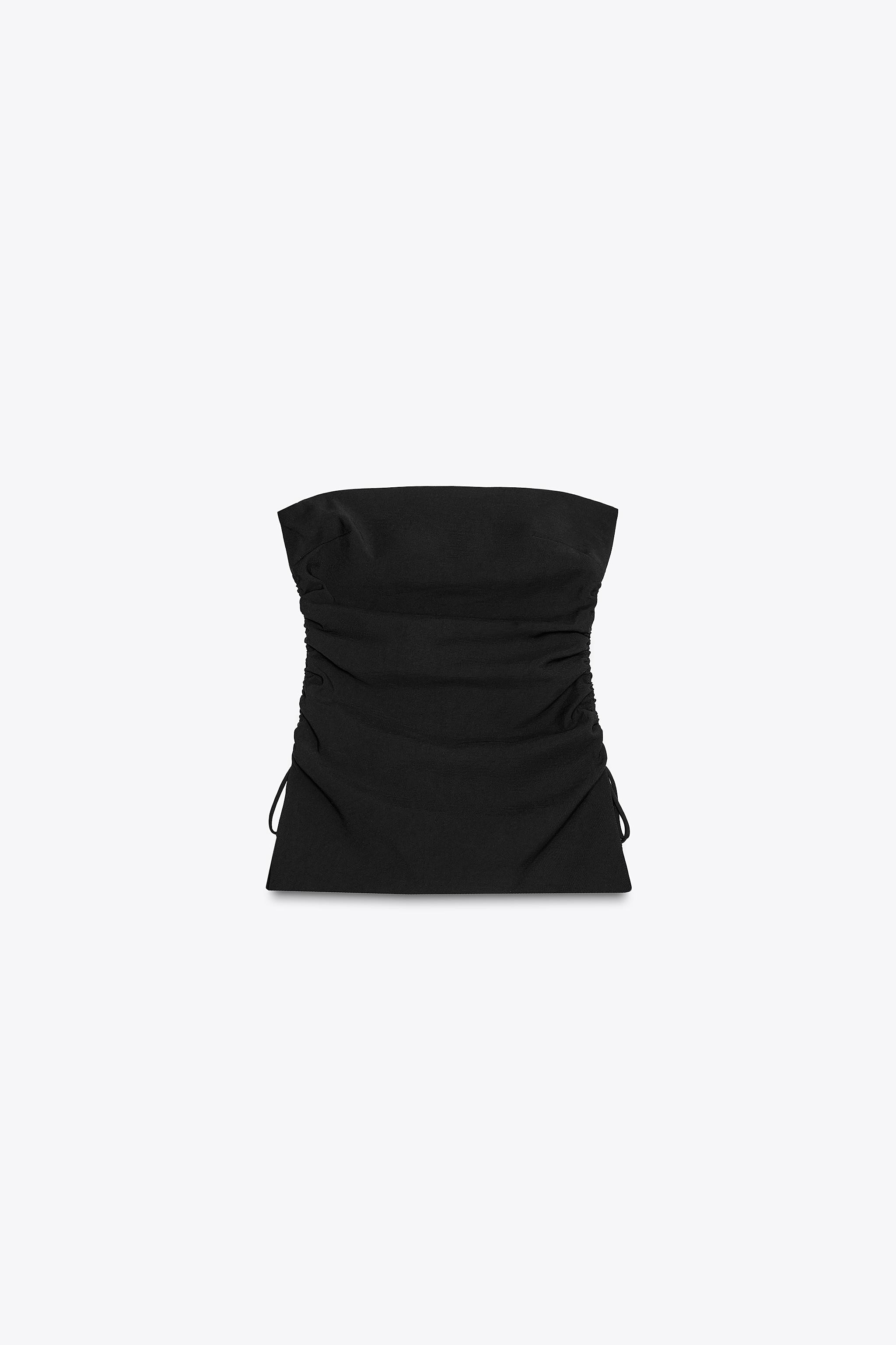 FLOWING BANDEAU TOP | Zara UK