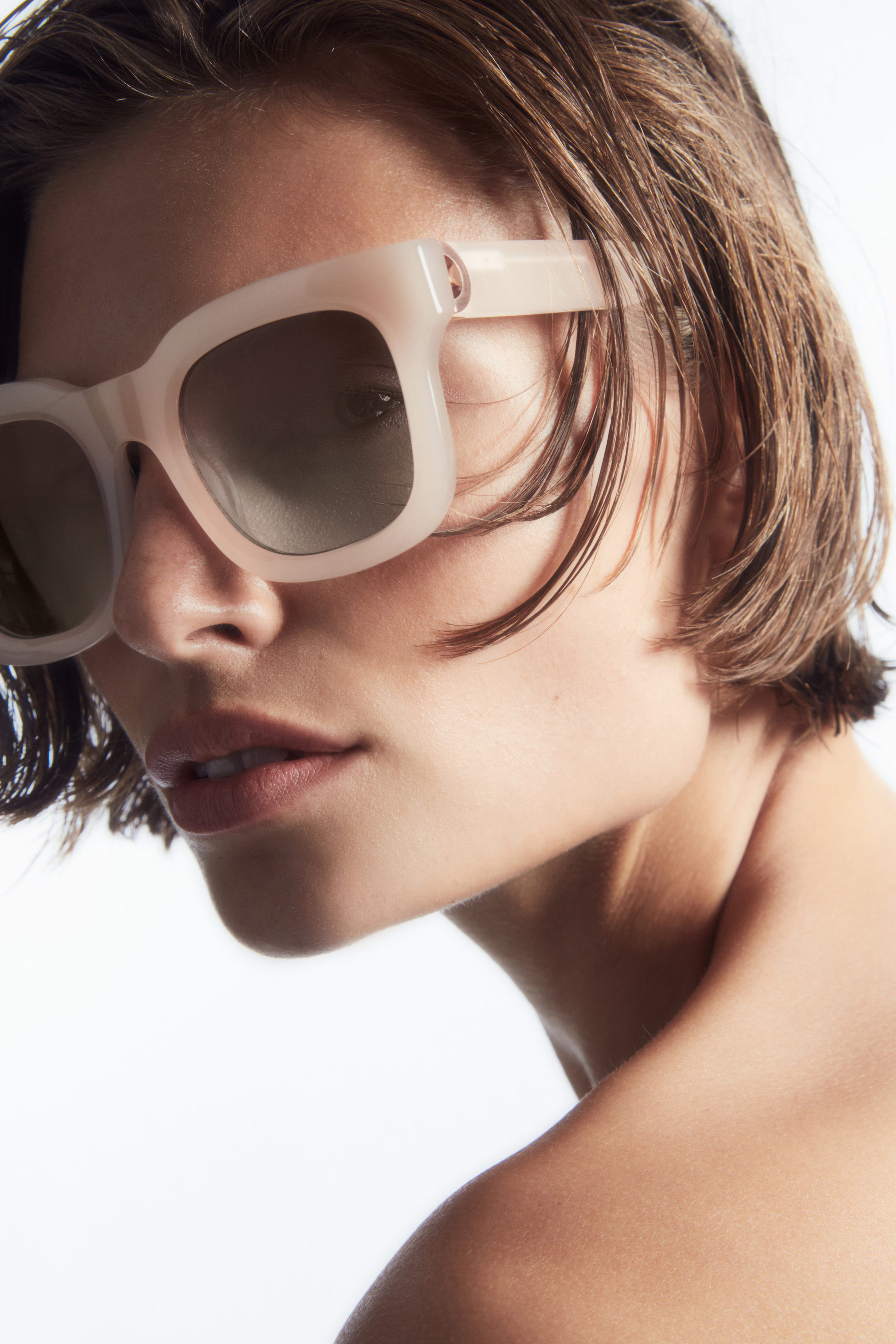 GAZE SUNGLASSES - D-FRAME - LIGHT PINK | COS (EU)