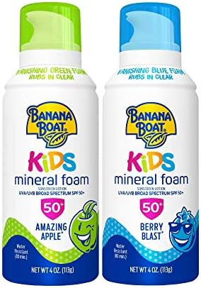 Banana Boat Kids Vanishing Color, Amazing Apple and Berry Blast Reef Friendly Broad Spectrum Mine... | Amazon (US)