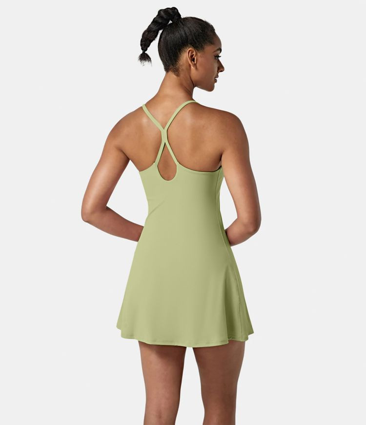 Women’s Everyday Cloudful™ Air Fabric Backless 2-in-1 Cool Touch Activity Dress-Euphoria Air ... | HALARA