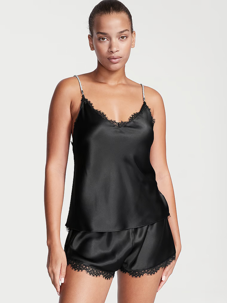 Satin Lace-Back Cami Set | Victoria's Secret (US / CA )