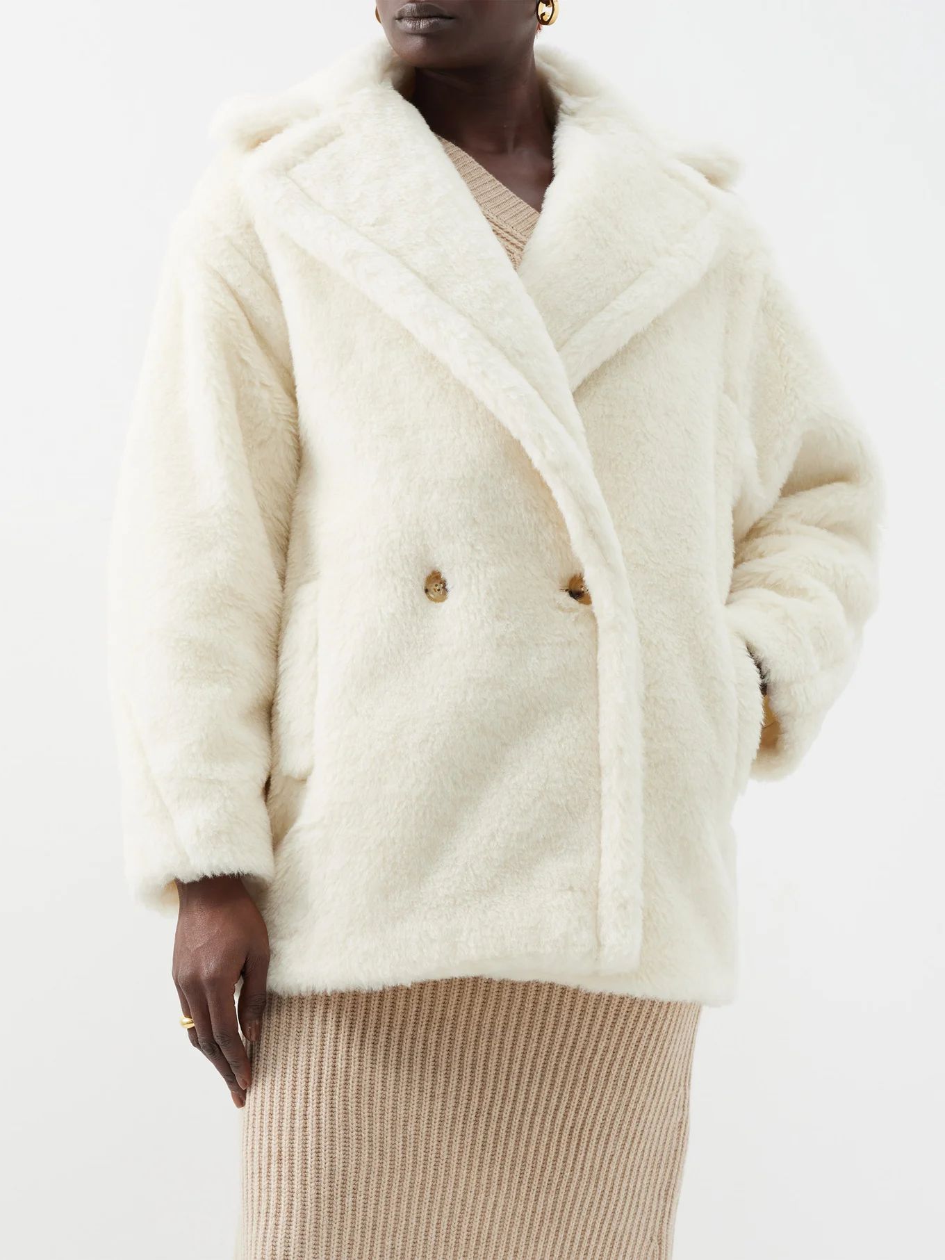 Espero double-breasted short wool coat | Max Mara | Matches (US)