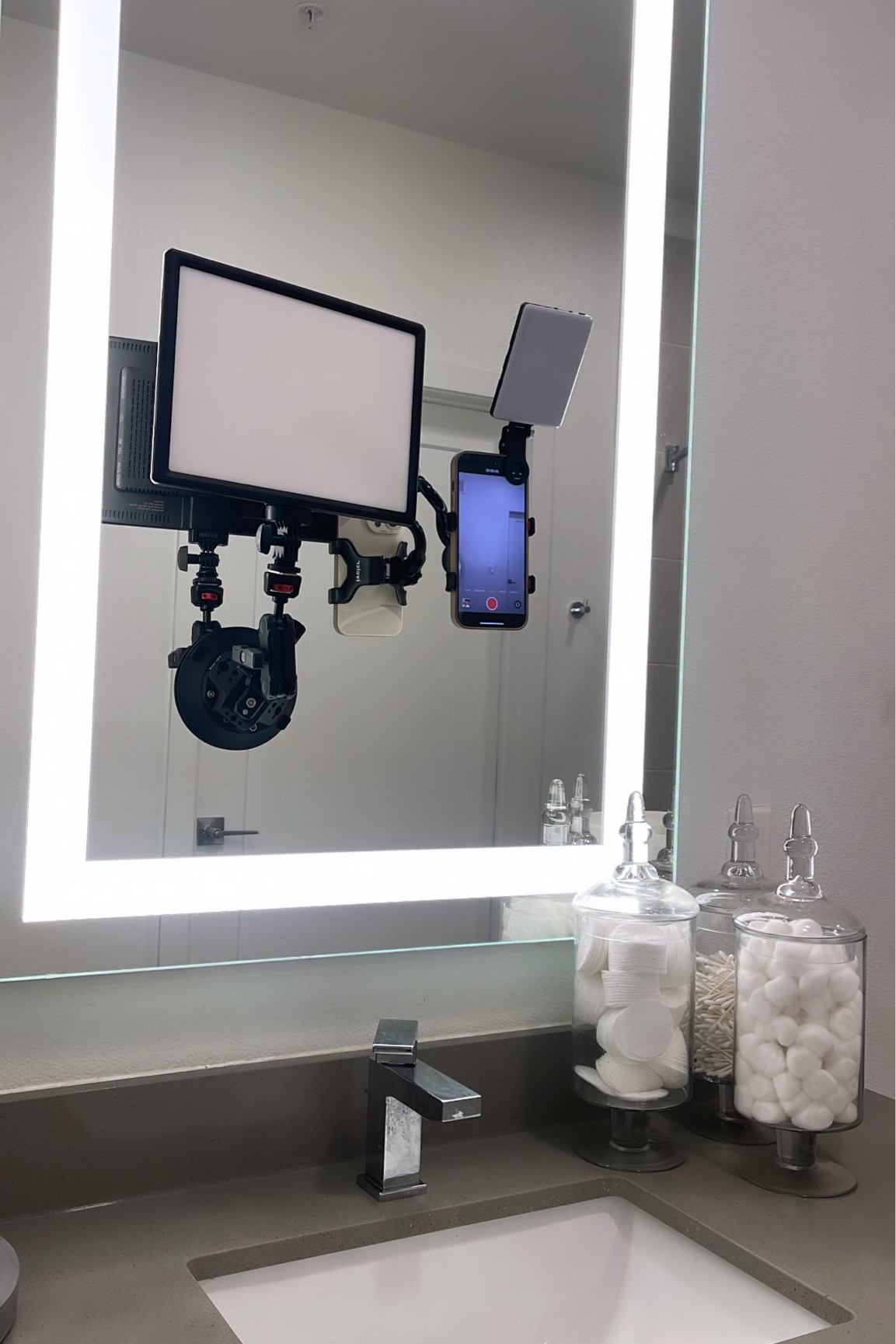 New light set up for bathroom! 

#LTKover40 #LTKbeauty #LTKMostLoved