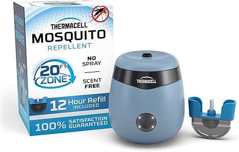 Thermacell E-Series Rechargeable Mosquito Repeller with 20’ Mosquito Protection Zone; Bug Spray... | Amazon (US)